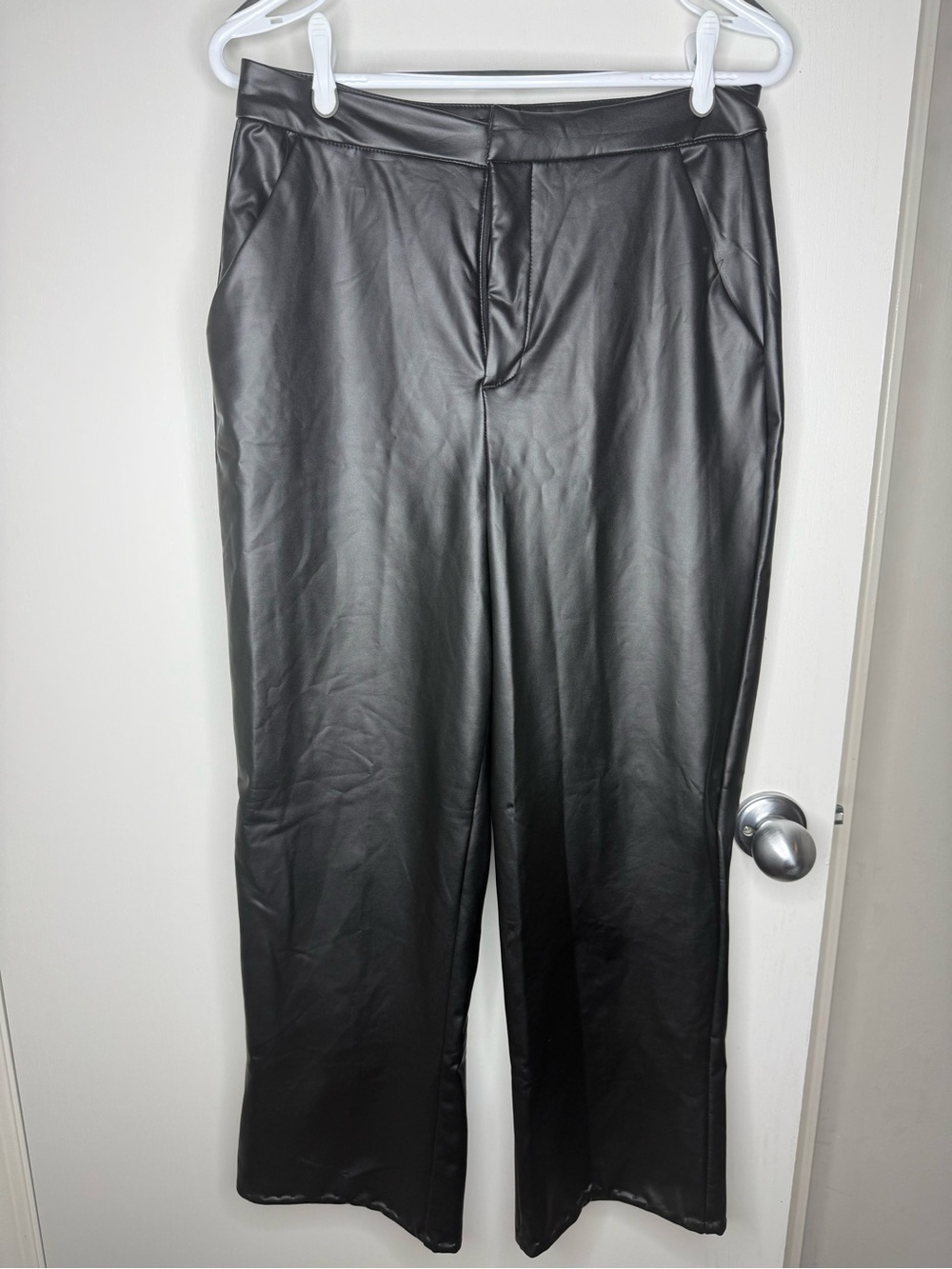 BBJ Black Faux Leather Women’s Pants